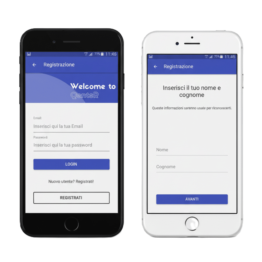 Software registrazione visitatori - Web App | QenteR